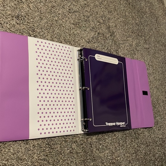 Mead Trapper Keeper Binder Original Outrun Sunset 1" Round 2 Folders Clipboard - Picture 3 of 7